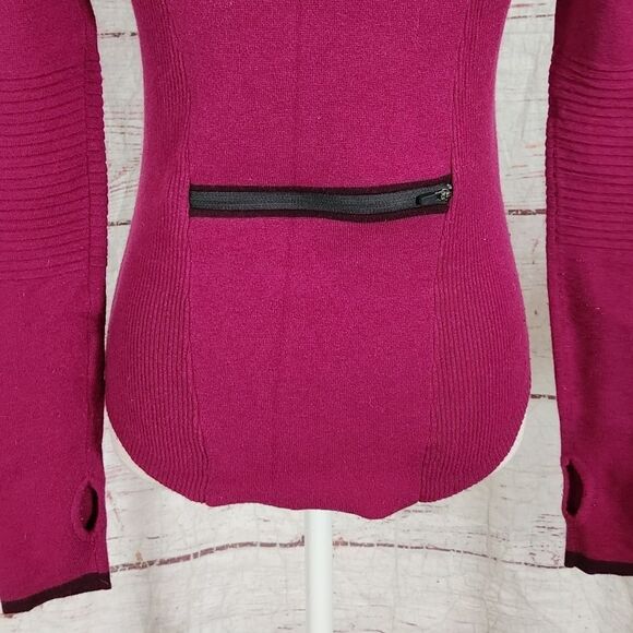 Title Nine Merino Wool Blens Zip Front Sweater Size XS - Picture 5 of 7